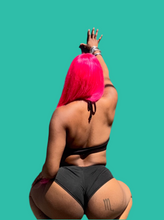 Black twerk shorts