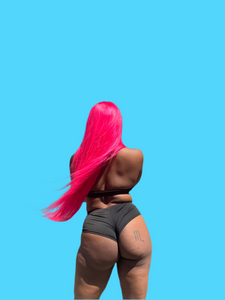 Black twerk shorts